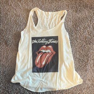 Fashionomics White Graphic Tank Top